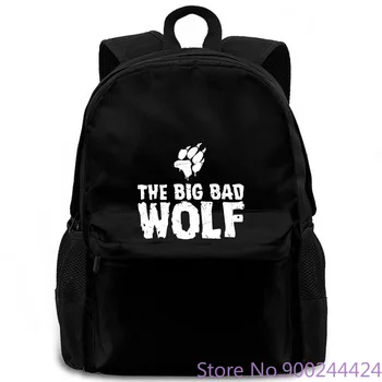 

The Big Bad Wolf Paw Halloween Costume Hip Hop women men backpack laptop travel school adult student
