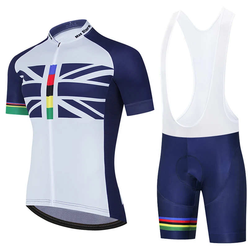 

UK Team Cycling Jersey Customized Road Mountain Race Top Cycling Clothing max storm bike wear racing clothes