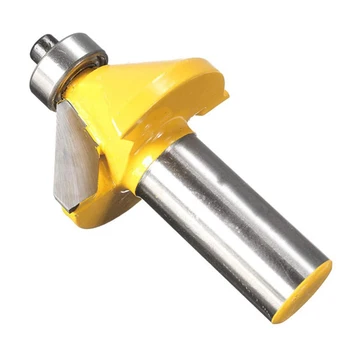 

Professional 1/2 Inch Shank 45 Degree Chamfer And Bevel Edging Router Bit Woodworking Tool