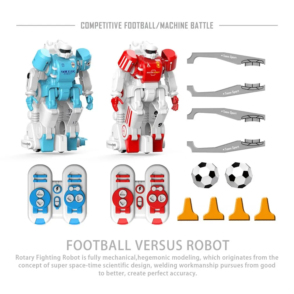 Футбольный робот, умные радиоуправляемые роботы, Мультяшные игрушки на дистанционном управлении, Электрический футбольный робот, домашние игрушки для детей, рождественские подарки