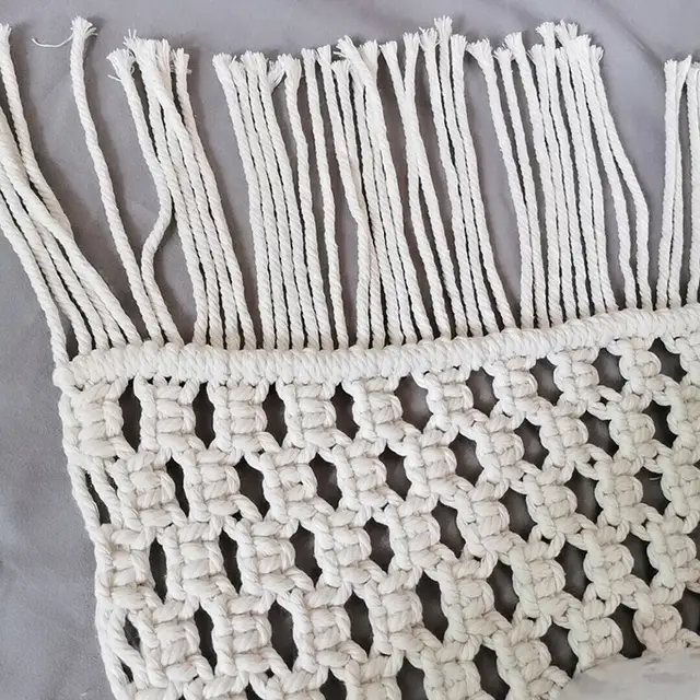 Us 18 75 33 Off Macrame Rug Area Rugs Nordic White Handmade Floor Carpet Photography Background Table Mat Holiday Christmas Decor For Hotel Home On