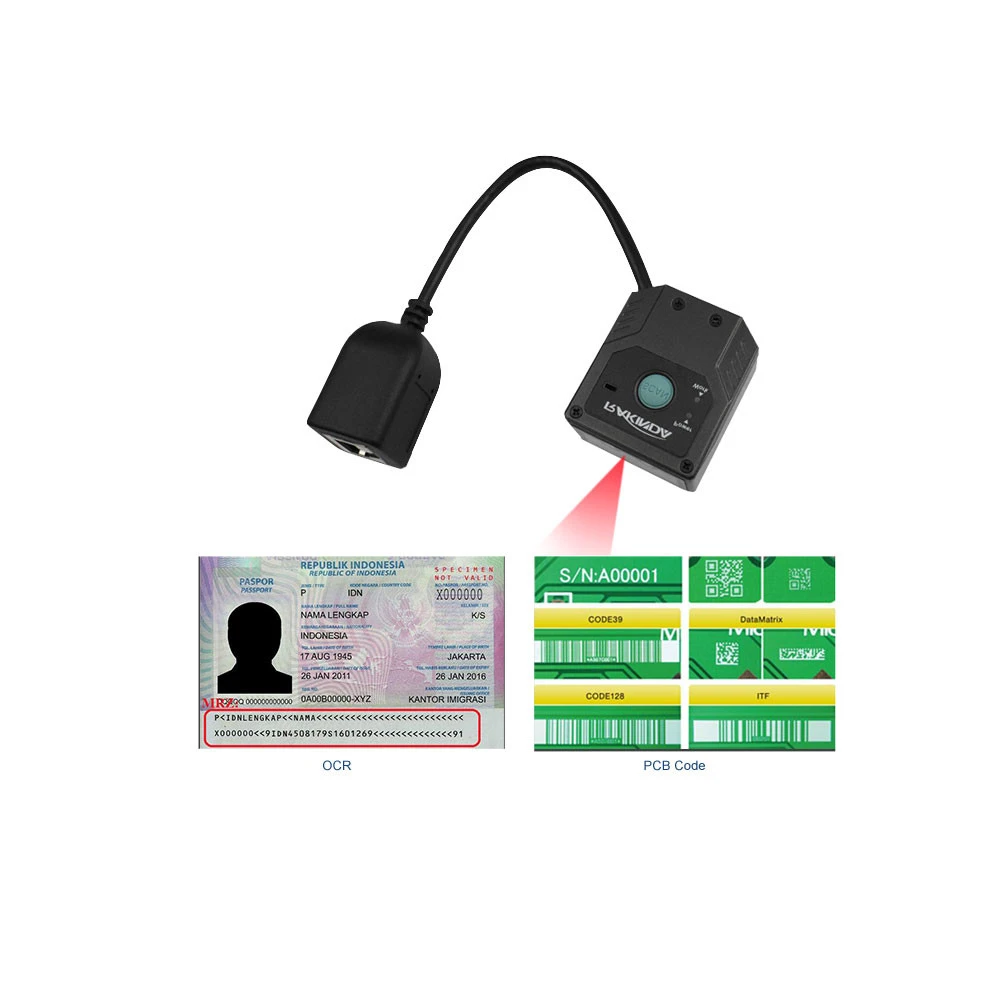 fast scanner LV3000H 1D 2D Scanner Using in Production Line Conveyor Datamatrix Aztec OCR MRZ QR Reader receipt scanner