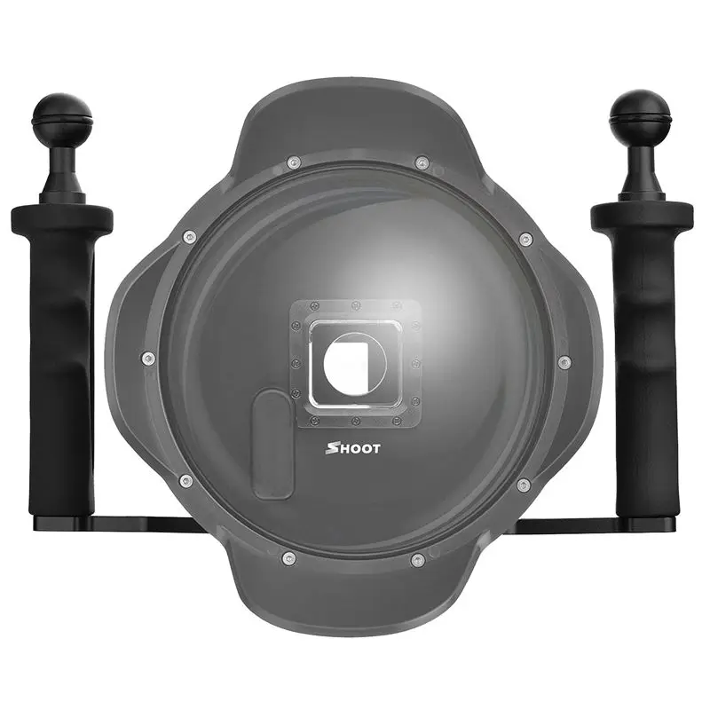 AMS-SHOOT алюминиевый сплав 7x10 inchi(HxW) Ручной Стабилизатор ручка для GoPro 5/4/3+/3 камеры и 4 дюймов 6 дюймов купол P