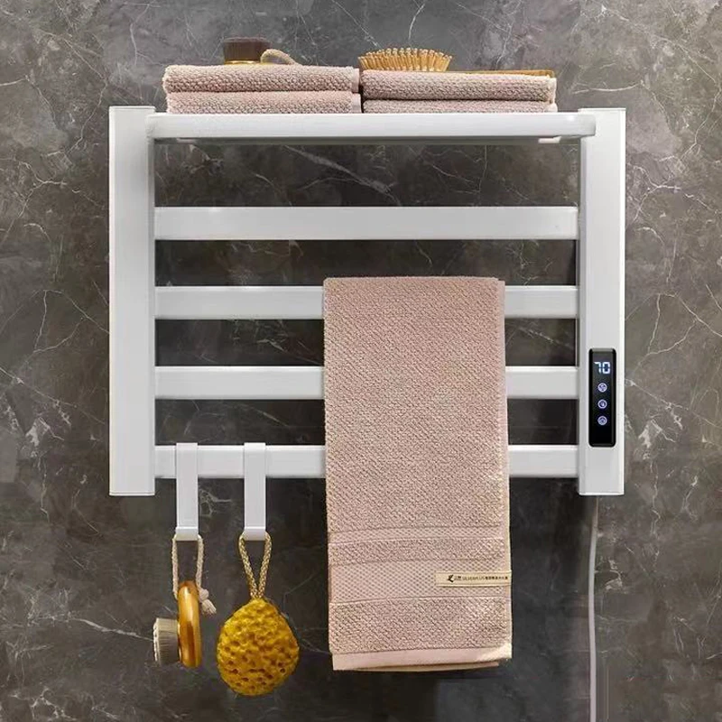 65W towel warmer Intelligent Thermostatic Electric heated towel rail rack  electric towel dryer Rack Dish drying rack - AliExpress