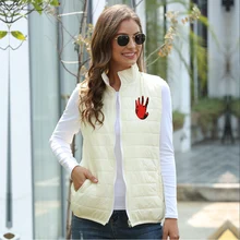 Рэппер хип-хоп жилет без рукавов куртка для женщин и мужчин Ультралегкий пуховый жилет теплые пальто тонкий ветрозащитный теплый жилет