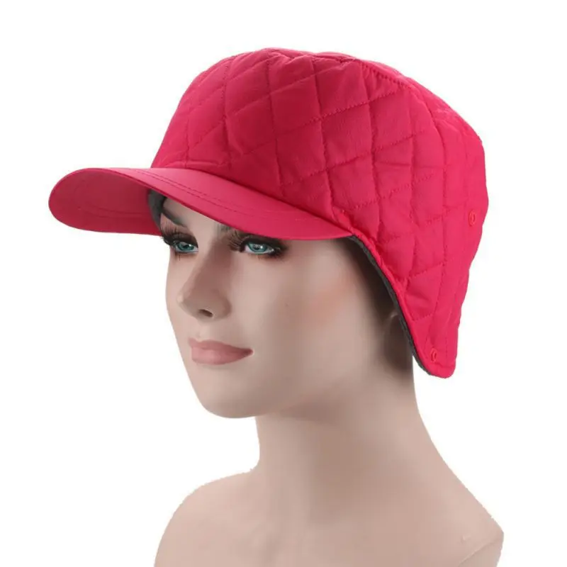 baseball cap with ear flaps fleece lined