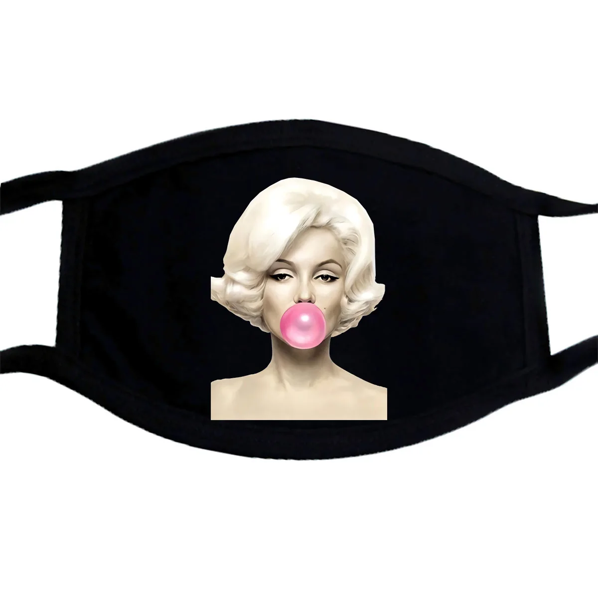 Marilyn Monroe Female Mask Women Bubble Gum Chewing Print Aesthetic Clothes Graphic mask PM2.5 | Аксессуары для одежды