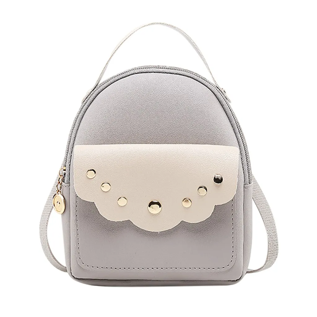 

25# New Designer Fashion Women Backpack Mini Soft Touch Multi-Function Small Backpack Female Ladies Shoulder Bag Girl