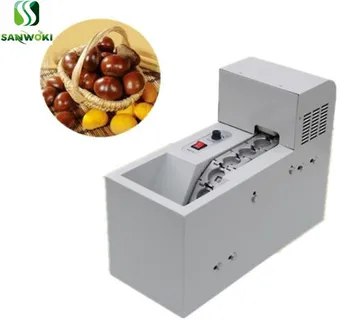 

Chinese chestnut shell cutting machine chestnut opener machine Commercial chestnut mouth opening machine hazelnut cutter machine