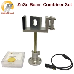 ZnSe – ensemble de combinaison de faisceau Laser 20/25mm, support + pointeur Laser rouge pour Machine de gravure et de découpe au Laser CO2 
