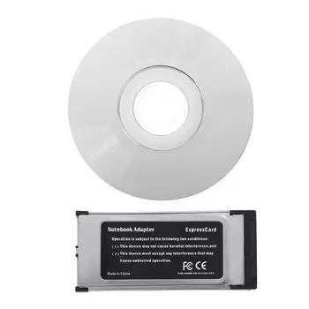 

2 Port USB 3.0 Express Card ExpressCard 34mm/54mm Hidden Adapter For Laptop