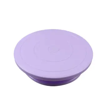 

22cm Cake Turntable Baking Cake Decorating Tool DIY Rotary Supplies Cake Table Baking Stand Tool Cake Anti-skid Round D5Y0