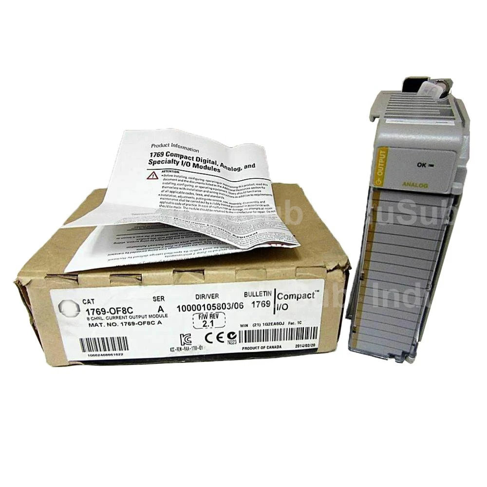pt a - o Módulo Original Novo Compactlogix Atual 1769 Of8c 1769of8c Plc Módulo Série Canais Analógico Outp 1769-of8c 8 9 módulo série 8 canais analógico outp atual