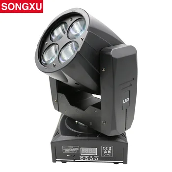 

SONGXU 4x10W Mini Led Moving Head Super Beam LED moving head beam light for stage lighting/SX-MH0410A