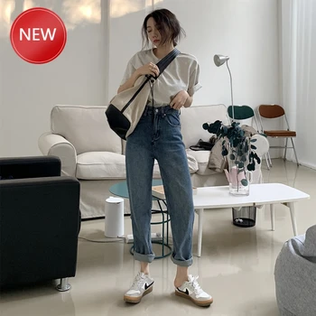 

Women Pants Pants Vintage High Waist Jeans Woman Boyfriends Women's Jeans Full Length Mom Jeans Cowboy Denim Pants Vaqueros