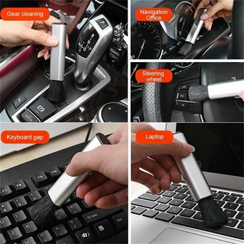 

Brush Cleaning Brush Car Air Conditionin Interior Dashboard Soft Fur Dust
