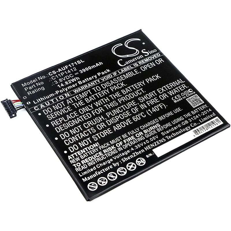 Обновленная батарея Cameron Sino для Asus FE170CG, FE175CG, Fonepad 7 FE171MG