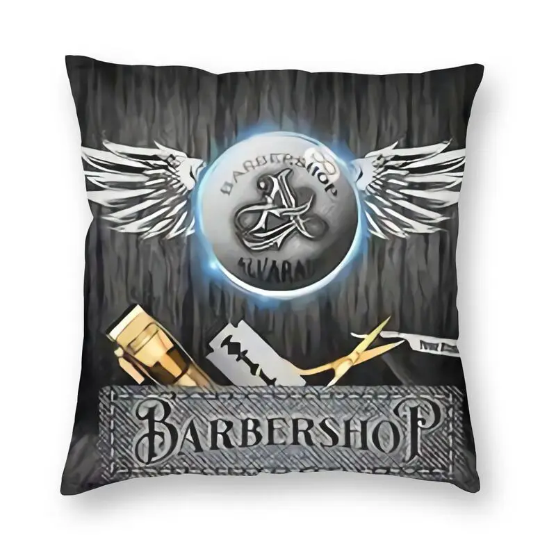 

Barbershop Alvarado Pillow Cover Home Decor Hairdresser Spain Hair Salon Cushions Throw Pillow for Car Double-sided Printing