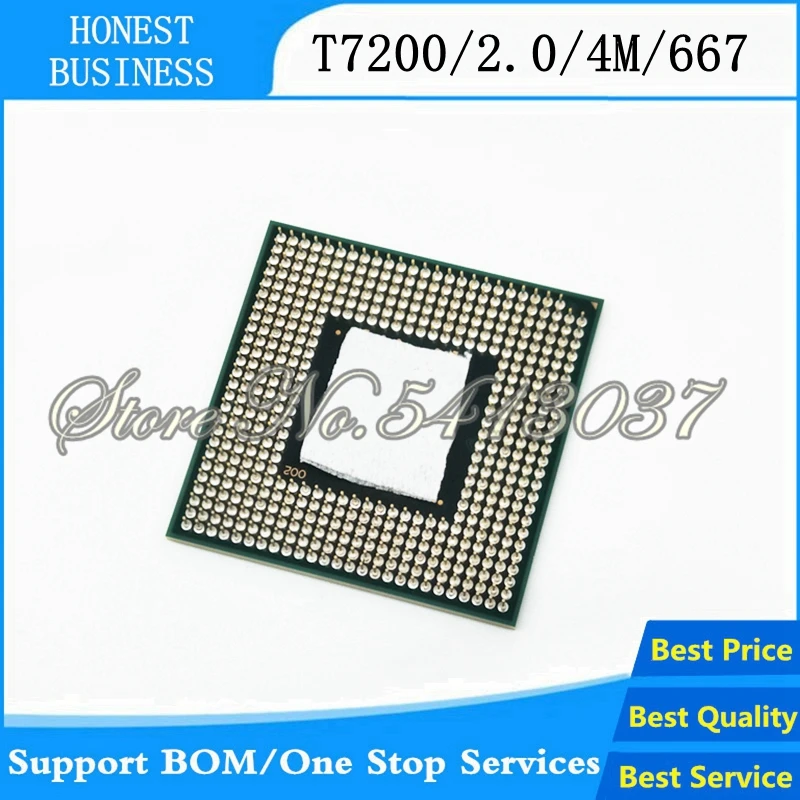 Процессор T7200 7200 SL9SF 4M Socket 479 (кэш/2 0 ГГц/667/двухъядерный) процессор для ноутбука |