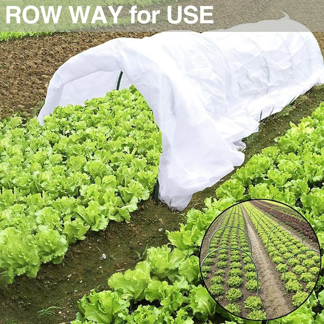 Növényvédő Ruhával Borító Kertészkedés Nem Szőtt Szövet Növény Termesztése Fedő Téli Fagyálló Hideghidegű Meleg Fedél D30 - Image 6
