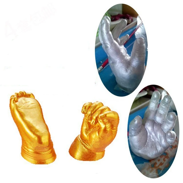 DIY Moulds For Baby’s Hands And Feet 3D Plaster Handprint Footprint