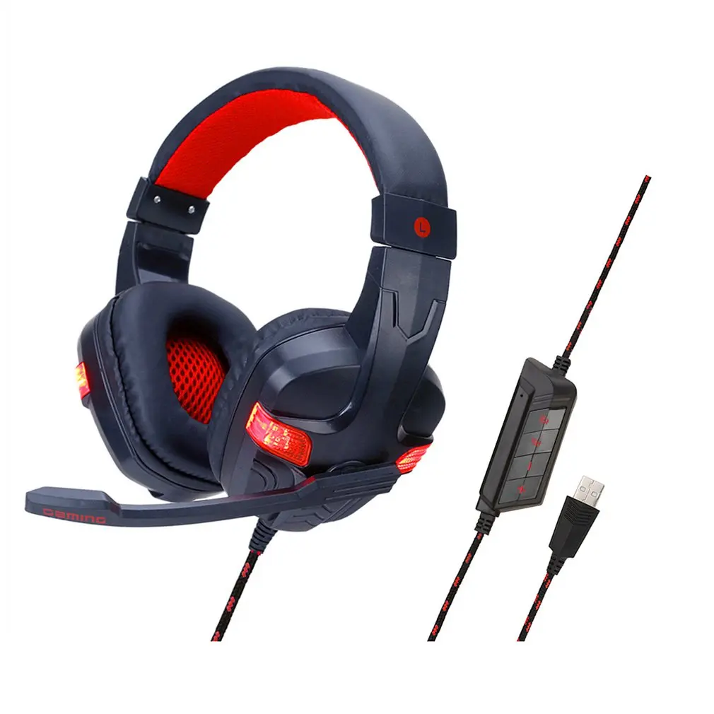 

SY860MV 7.1 Channel Stereo Gaming Headset Detachable USB Control Headset