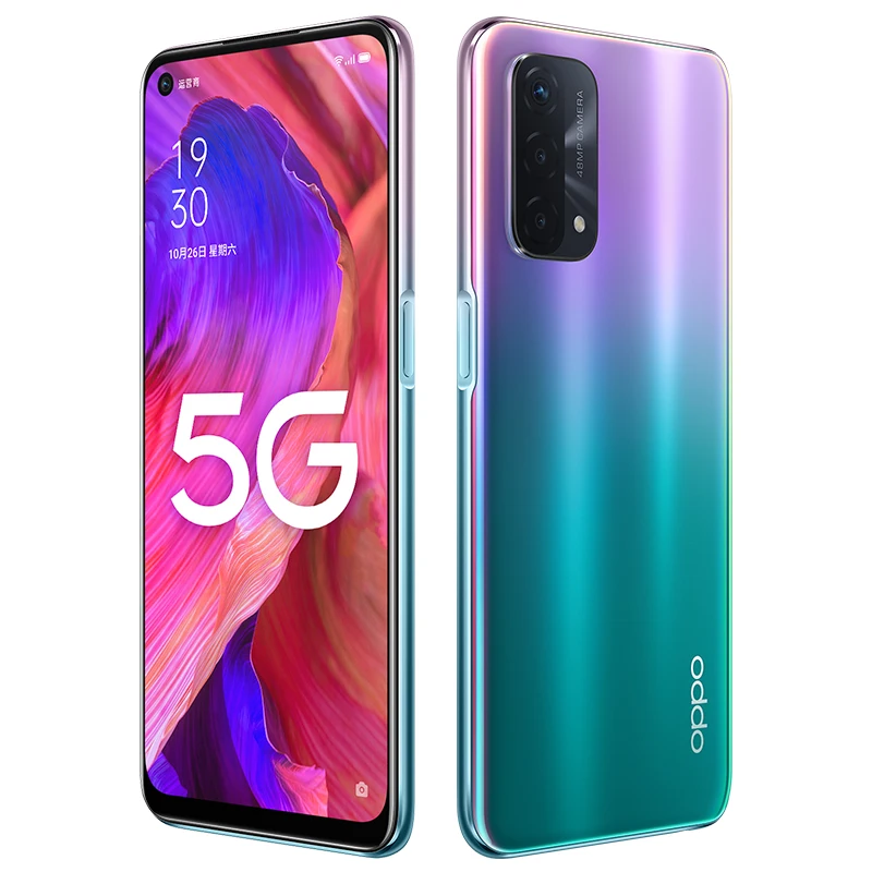 laptop ram Original Oppo A93 5G Mobile Phone SM4350 Octa Core Android 11.0 6.5" 90HZ 48.0MP 18W Fast Charger Face ID Fingerprint 5000mAh laptop 8gb ram
