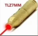 TLZ7MM 50 шт. CAL. 9 мм. 45. 30. 222REM. 223REM 7,62X39 30-30WIN 7X57R. 308 7,62X54. 38 20GA картридж с красным лазерным отверстием Sighter Boresighter - Цвет: TLZ7MM