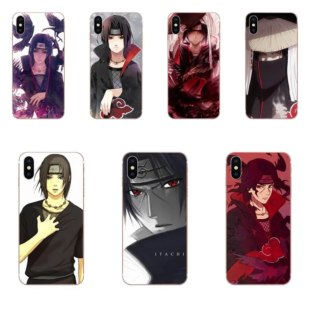 Anime Series Itachi Uciha Naruto Soft Coque For Xiaomi Mi3 Mi4 Mi4C Mi4i Mi5 Mi 5S 5X 6 6X 8 SE Pro Lite A1 Max Mix 2 Note 3 4 | Мобильные