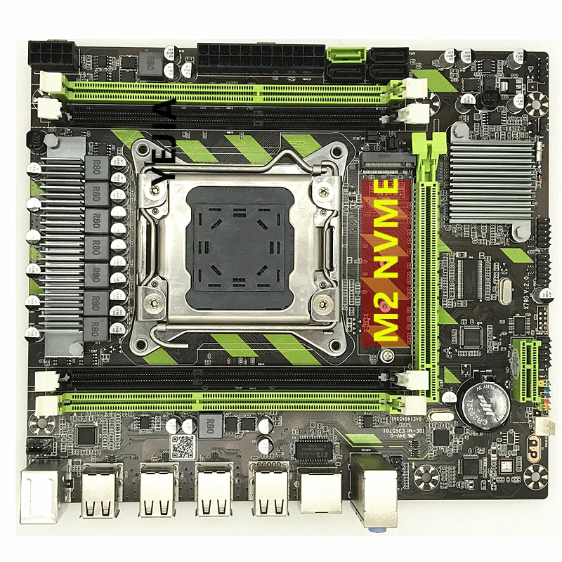 Материнская плата YEJIA X79 LGA 2011 USB2.0 SATA3 двухпротокольный m.2 поддержка памяти REG ECC и