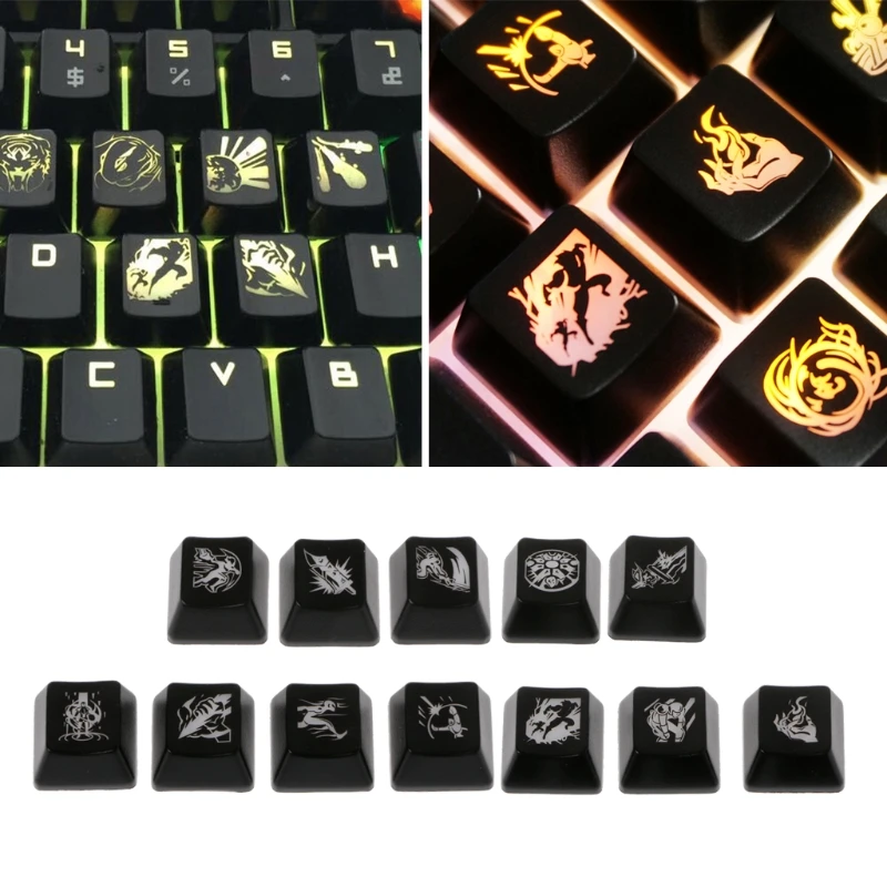 League of Legends LOL Cherry MX OEM Backlight Keycaps Keycap Mechanical Keyboard D08B 5