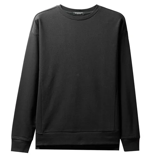 01Black Giordano джемпер унисекс с круглым вырезом под шею и длинными рукавами, имеется несколько цветовых решений - Цвет: 01Black