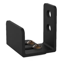 Carbon Steel Barn Door Clip Guide Bottom Floor Roller Stay Guide Moving Sliding Non-Scratch