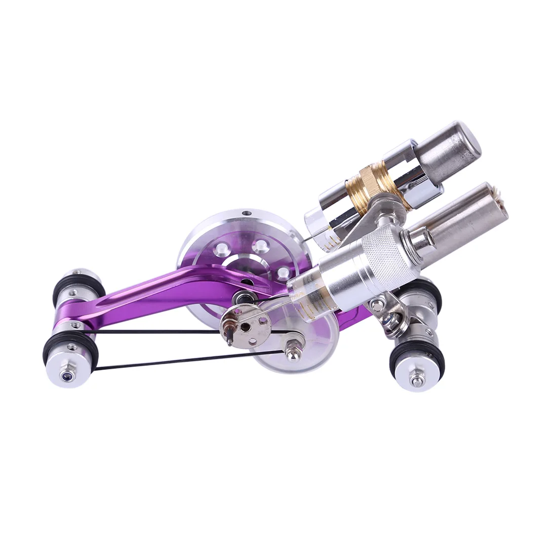 

Single Cylinder Stirling Engine Model Car Engine Model Kit for Birthday Gift Educational Model Motor Kit