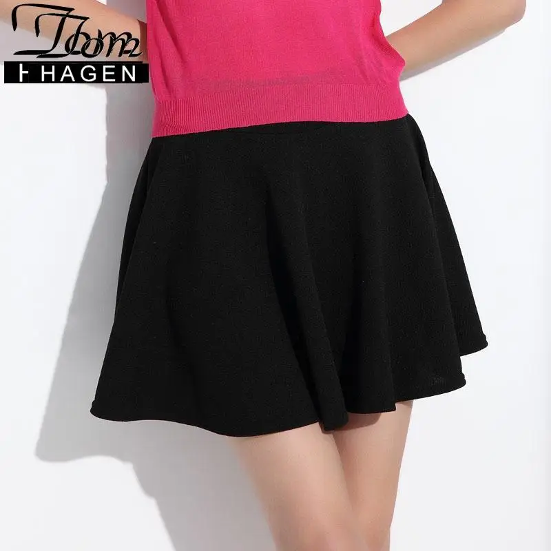 Летняя мода 2020 Женская плиссированная юбка шорты для девочек сексуальные черные