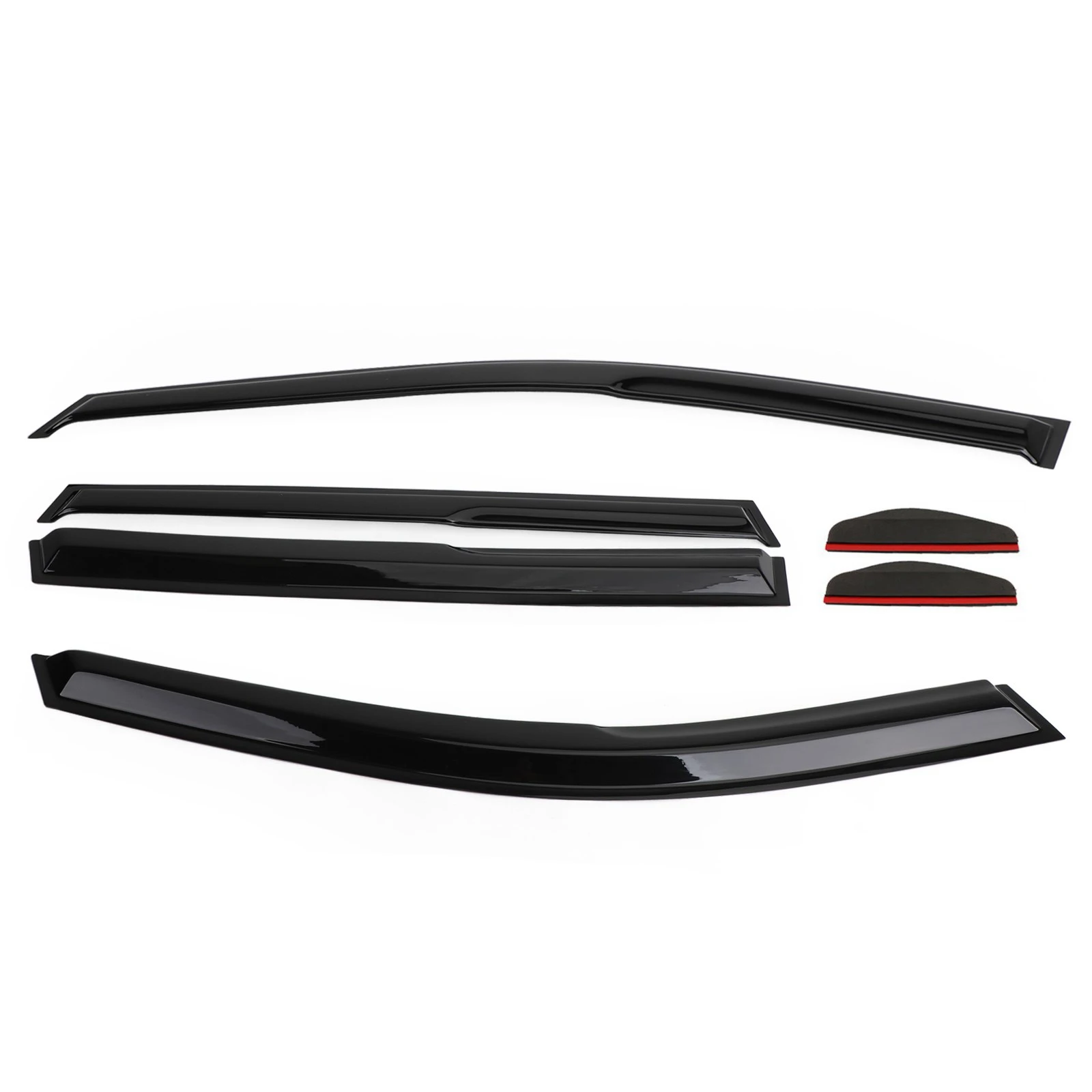 

Artudatech 6PCS Side Window Rain Guards Sun Visor Deflectors For Hyundai Accent 2012-2017 Car Accessories