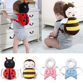 

Baby Head Protection Pad Toddler Headrest Pillow Baby Neck Cute Wings Nursing Drop Resistance Cushion Baby Protect Cushion