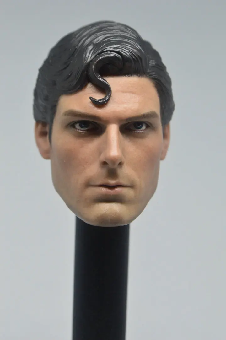 Изготовленный На Заказ 1/6 шкала DC Супермен Кларк Кент голова Лепка для 12 "фигуры тела