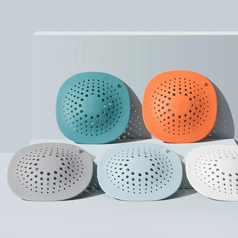 Household Kitchen Sink Filter Hair Catcher Stopper Bathroom Floor Drain Cover Anti-clogging Strainer Shower Drain Accessories sink filter sink strainer shower drain catcher floor drain filter hair drain catcher hair drain filter floor drain hair catcher drain hair catcher floor drain hair filter silicone floor drain cover