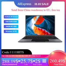 Pc portable 13.5 pouces Intel Celeron N4020, écran IPS 3K, 6 go de RAM, SSD de 128 go, Windows 10, Bluetooth, WiFi, ordinateur pour jeux de bureau