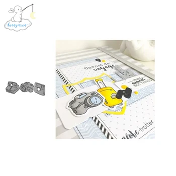 

CH reflex cameras Metal Cutting Dies 3D DIY Scrapbooking Carbon Sharp Craft Die Photo Invitation Cards Decoration