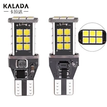 2x Super bright High PowerW16W T15 Car Led Reversing Light Canbus Error Free 5W Auto Diode Bulb For 12V Car Backup Lamp White