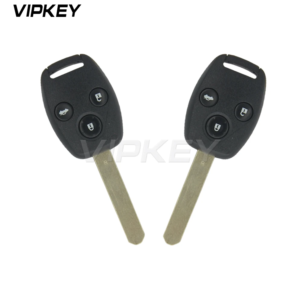 Remotekey 2pcs VDO 72147-TAO-W2 3 Button 433Mhz HON66 For Honda Accord 2008 2009 2010 2011 Remote Head Key remotekey 2pcs remote key oucg8d 380h a for honda accord 2003 2004 2005 2006 2007 3 button with panic 313 8mhz id46 chip car key