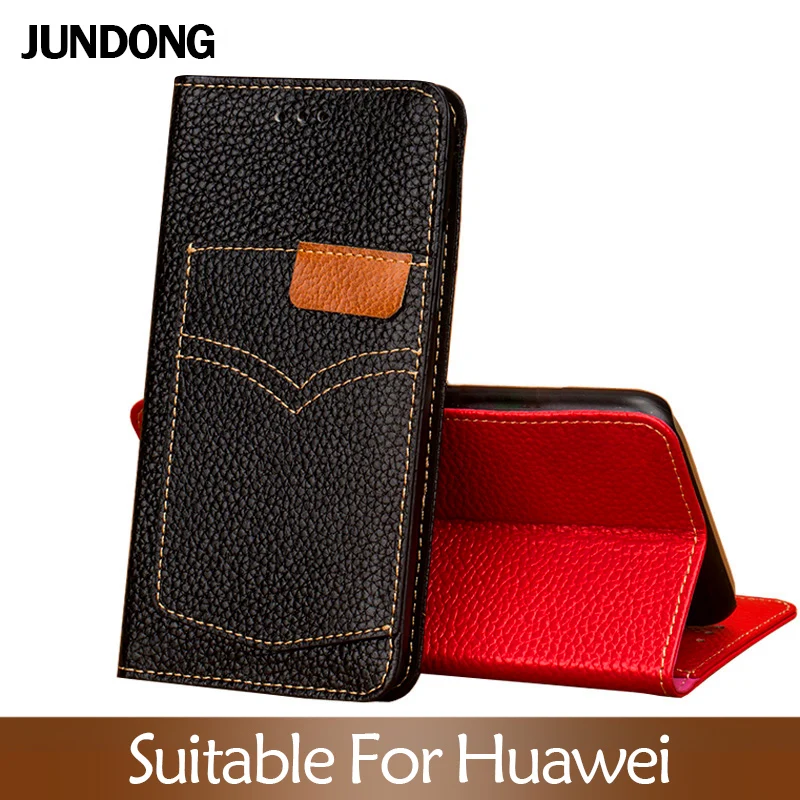 

Flip Case For Huawei P10 P20 P30 Lite Mate 9 10 20 Lite Pro P Smart Y6 Y7 Y9 2019 Cowhide Wallet For Honor 8X 9X 10 Lite Case