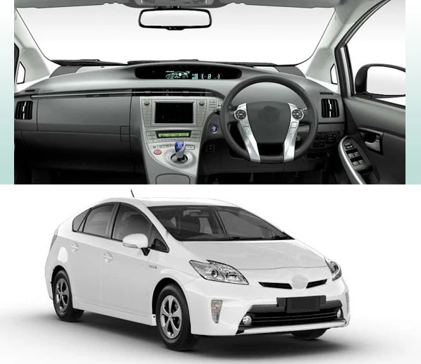 Автомобиль Fascias Аудио Панель рамки приборной панели комплект для Prius правый руль 2009 2010 2011 2012