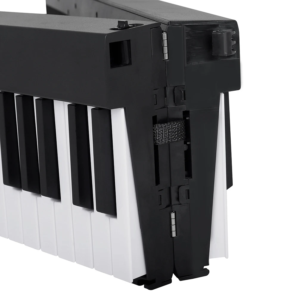 88 Keys Portable Folding Electronic Piano with Dual Speaker and Bluetooth for Beginner Professional Electronic Music Piano