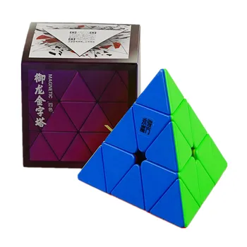 

Yj yulong V2M Magnetic Magic Pyramid Cube Stickerless Yongjun Magnets Triangle Puzzle Speed Cubes For Children Kids Gift Toy