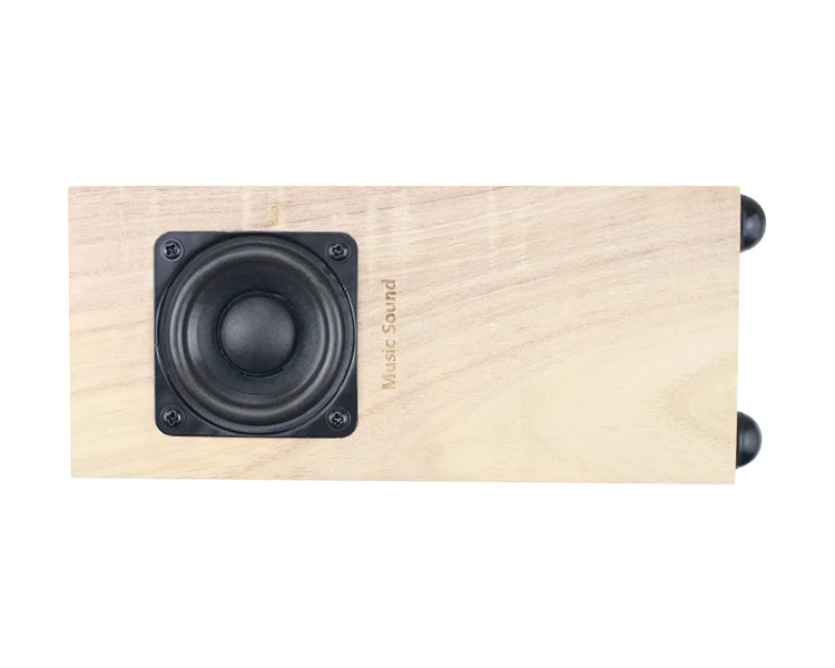 GHXAMP Full Range Wooden Speakers Hifi 2.0 Treble Midrange Bass Balance Clear Passive Loudspeaker Stereo Home Theatre 4ohm 2pcs