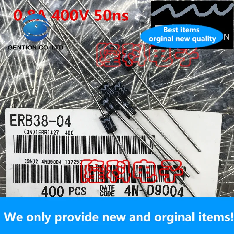 

10 шт. 100% Новый оригинальный ERB38-04 FUJI Fuji импортированный из Японии DO-41 0.8A 400V 50ns быстрое восстановление диода V1