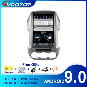

AVGOTOP Android 9.0 Tesla GPS Car Audio for FORD RANGER 2008- 2014 Vehicle Radio device